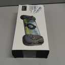 arVin Wireless Gamepad Controller for iPhone/iPad/iOS/Android/Tablet [Within 5-13"]Support Xbox Cloud Gaming/Remote Play/Steam/CODM/Genshin - with Hall Effect Sensing Joystick/RGB Light/Turbo/Back Key (D8 Pro, White&Orange)