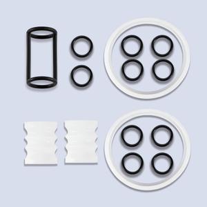 Soft Serve Ice Cream Machine Parts, 15-Piece Replacement Kit with Gaskets & O-Rings for Vevor & YIKAFU Ice Cream Maker Accessories