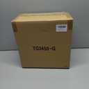 Bathroom Trash Can with Lid, Black 4 Gal 19.09-Inch, Kitchen Garbage Can, Narrow Waste Basket with Pop-Up Lid Office, & Small Spaces, Tall Plastic Trash Bin, Dog Proof Trash Can (Green)