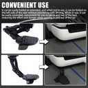 WEILEITE Rear Bed Step Retractable Truck Tailgate Bumper Step Fit for Dodge Ram 1500 DT(New Body Style) 2019 2020 2021 2022 2023 2024 2025 2026 Replaces 82215289AG 82215289AH 82215289 82215289AB