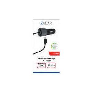 ZGEAR Fast Charge Car Charger - 12 Watt - 6 Foot
