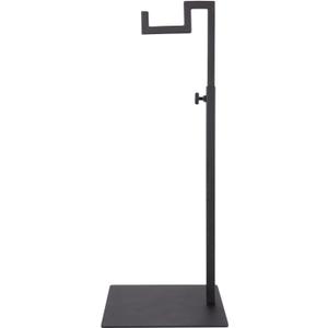 Polmart Countertop Adjustable Display Stand Stand for Handbags, Wreaths, Hats, Scarves, Jewelry & CraftsWear-resistant, quiet and sturdy metal base  Black