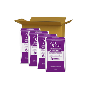 Poise Advanced Ultimate Absorbency Incontinence and Postpartum Long Pads, 108-Count