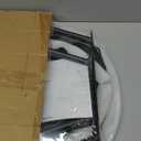 Patio Outdoor Coffee Table Set of 2, Weather Resistant Steel Round End Tables, Outdoor Nesting Table for Patio, Balcony, Bistro and Indoor, Black