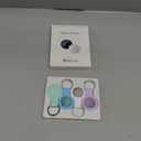 Tracker Tags-4 Pack [Apple MFi Certified] Air Pair with Apple Find My(iOS Only) Smart Bluetooth Key Tracking Tags Item Finders Waterproof Worldwide Located Devices for Pet Wallet Backpack Dogs Luggage