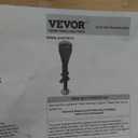 VEVOR Electric Trailer Jack, 5000 lbs, Heavy Duty RV Electric Power Tongue Jack with 7-pin Connector, Manual Crank Handle & Weatherproof Jack Cover, 10"-28.3" Lift, for Trailers, Campers & RVs, Black