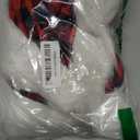 Long Santa Hat for Adult | Red Buffalo Plaid Christmas Hats,Xmax Holiday Hats for Party, Fluffy Plush Santa Claus Hats