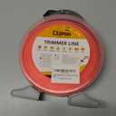 Cluparis 1-Pound Commercial Heavy Duty Round Trimmer Line .155-Inch-by-102-ft String Trimmer Line in Spool, Nylon Weed Eater String with Line Cutter, Red