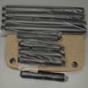 Furinno JUST Side Table, 3-Tier Turn-N-Tube End Table with Open Shelf, Round Curve Corner Night Stand, Bedside Table, Easy Assembly, for Living Room, Bedroom, Amber Pine (1-Pack, Plastic Frame)