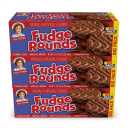 3 x Little Debbie Fudge Rounds Big Pack, 24.1 OZ Box (EXP 10/02/26)