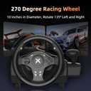 DOYO Racing Wheel - Gaming Steering Wheel for PC, 270 Degree Driving Simulator Race Xbox Steering Wheel and Pedals with Dual Vibration for PC, PS4, Xbox One, Xbox Series X|S, PS3, Switch, Android