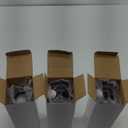 Remerry 3 Pcs Milk Carton Water Bottle Square Plastic Coffee Portable Reusable Milk Carton Cup Leakproof Juice Bottle (Clear)