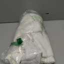 CHICWISH Women Bow Tied Long Sleeve Knit Top Mock Neck Slim Fitted Elegant Blouses Top Solid Wrap Pullover Tops (Large-X-Large, White)