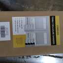 Top Down Bottom Up Cellular Shades Cordless Honeycomb Blinds for Indoor Windows, for Windows Size (19" W  48" H) Colour (White - Blackout)