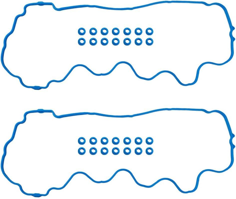 Valve Cover Gasket Set Fit for Ford F-150 F250 F350 2004-2006 5.4L Expedition Explorer Mustang Lincoln Mark Navigator Mercury 4.6L 5.4L V8 330cid VS50664R VS50372