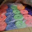 Wettarn 24 Pcs Yoga Mats Bulk - Non Slip, Lightweight Professional Colorful Exercise Mats for Yoga, Pilates, Fitness & Floor Workout (Red, Green, Dark Blue, Pink, Purple, Orange)