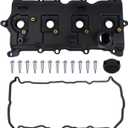 PAROD 13264JA00A Engine Valve Cover w/Gasket Fit for 2007-2012 Nissan Altima, 2013 Altima Coupe, 2008-2013 Rogue, 2014-2015 Rogue Select, 2007-2012 Sentra L4 2.5L