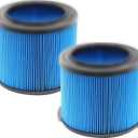 MZY LLC 2 Pack VF3500 Replacement Filter for Ridgid Shop Vacuum 3-4.5 Gallon Wet Dry Vacuums, 3-Layer Filters for Ridgid WD4050, WD3050, WD4080, WD4522, 4000RV, 4500RV