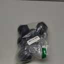 Sphere Ice Molds - 6 Pack - Silicone Ice Ball Molds with Built-in Funnel - Round Ice Cube Molds - Make 2.5 Inch Big Ice Sphere for Whiskey & Cocktails,Food Grade and BPA Free, Black