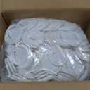 200 Sets Button Maker Supplies, 2.28 inch / 58mm Button Parts Buttons Supplies, Approx. 2.25 in Blank Badge Parts with Blank Paper for Buttons Maker Machine Pin Maker Press