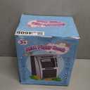 Fishboy Talking ATM Piggy Bank for Kids with Dual Debit Cards, Power-Off Memory, Auto-Opening Drawer for Real Money for Boys, Onekey Shutdown, Bill Feeder, Coin Recognition, Balance Calculator Machine (Black/Silver)