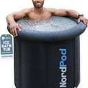 Lifepro NordPod Recovery Ice Tub  Portable Cold Plunge Tub for Athletes, Ice Bath for Recovery & Therapy  Outdoor/Indoor Use, All-Weather Lid, XL Size  Holds Up to 102 Gallons