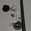 Heavy Duty Shower Rod - Industrial Shower Curtain Rod Wall Mounted for Bathroom,Closet,Room Divider,Outdoor Patio - 28 to 76"Adjustable Shower Pole - Matte Black (29-76" (1 Pack))