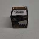 FAGUANGAO E17 Intermediate Base LED G14 Bulbs, 6W 60W Equivalent, 3000K Soft White, 600LM,Globe Light Bulbs for Ceiling Fan, Chandelier Lighting, Not Dimmable, Pack of 4