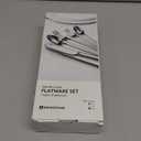 KINGSTONE 40 Piece Silverware Set, Flatware Set for 8, 18/10 Stainless Steel Cutlery Set Mirror Polished Modern Design Dishwasher Safe