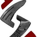 Steering Wheel Shift Paddle Extended Shifter Trim Cover for Dodge Challenger Charger Durango RT & Scat Pack 2015-2024, for Jeep Grand Cherokee 2014-2021 (Carbon Fiber Color)