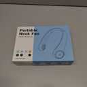 Portable Neck Fan, Personal Fan with 4000mAh Battery, Rechargeable Neck Fan with 3 Speeds and 64 Cool Lights, Birthday Gifts for Men Women Mom Dad, Hands Free Cooling fan for Summer(Pink)