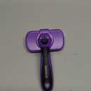 Swihauk Self Cleaning Slicker Brush for Dogs & Cats, Skin Friendly Pet Grooming for Shedding, Deshedding, and Hair Removal - Puppy Brush for Long Haired Pets, Pet Supplies, Purple