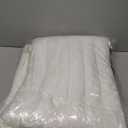 Ultra Thin Flat Pillow for Sleeping, Thin Pillow for Back Sleeper, Supportive Stomach Sleeping Pillow, Slim Bed Pillow,Machine Washable - Standard Size 18x26 Inches (Approx. 46x66 cm) - 1 Piece, White