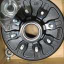 12"x 2" Trailer Brake Drum Kit 8 on 6.5" Replacement for 7000LBS Axle Hub Heavy Duty 8 Bolt Trailer Brake Hub Drum Assembly with 1/2"-20 Stud 25580, 14125A Drums 008-219-04-22004K