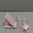 Wireless Charging Station,3 in 1 Charging Stand Made for Apple Watch Ultra 10 9 8 7 6 SE 5 4 3,Fast Wireless Charger Made for iPhone 16/15/14/13/12/11/X,for AirPods Pro(with Adapter) (Pink)