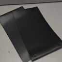 2 Pcs 8.5'' x 14'' Landscape 3 Ring Legal Size Binders 1 Inch Round Ring Binders Heavy Duty Economy Holds 8.5 '' x 14'' Paper for Artwork Blueprints, Office, Home, Work Places (Black)