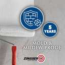 Zinsser 02774 PERMA-WHITE Mold & Mildew Proof Interior Paint, Quart, Eggshell White, 31.5 Fl Oz
