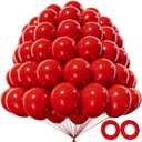 200pcs Red Balloons 5 Inch, Small Mini Latex Balloons for Party Birthday Baby Shower Anniversary Festival Arch Garland Decoration