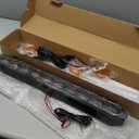 Front Bumper LED Grille Lights,3PCS Amber Grille Lights Insert,1PCS White Light Bar Set fit for Toyota Tundra for TRD Pro 2022 2023 2024,LED Grille Light Assembly