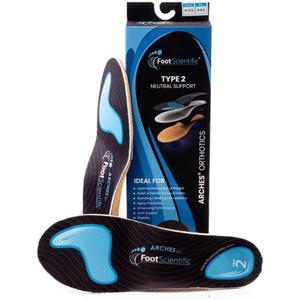 Arches Insoles Type 2 - Neutral/All Types, Mens Size 4-4.5 / Womens Size 6-6.5