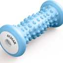 BESKAR Foot Massager Roller for Plantar Fasciitis Relief, Portable Feet Roller to Deep Tissue Muscle Massage, Foot Arch and Heel Pain, Reflexology Tool (Blue)