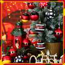 24 Pcs 2.4 Inch Christmas Tree Ball Ornaments Cartoon Hanging Ornaments Plastic Christmas Winter Balls Decor for Xmas Trees Holiday Party Favors Home Decor(Mouse)