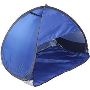 Sleeping Headrest Tent, Mosquitoes Prevention Steel Top Beach Headrest Tent Easy Install Beach Sun Shelter Instant Sun Canopy with Zippered for Hiking Outdoor Picnic Beach Camping