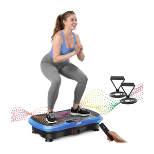 AXV Vibration Plate Fitness Platform Exercise Machine Vibrating Shaking Full Body Shaker Workout Vibrate Stand Shake Board Sport Gym for Weight Loss Fat Burner for Women Men