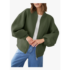 florence by mills womens Oversized Bomber Jacket, Size M