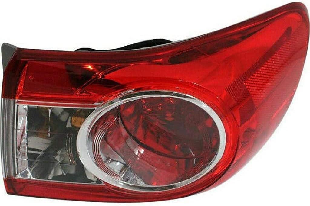 For 2011 2012 2013 Toyota Corolla Rear Tail Light Driver Side TO2804111 | 81560-02580