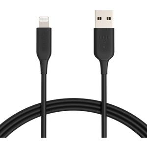 Amazon Basics 2-Pack Apple MFi Certified USB-A to Lightning Charger Cable for iPhone 14 13 12 11 X Xs Pro, Pro Max, Plus, iPad, 6 Foot, Black