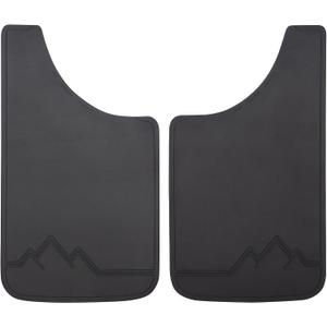 Plasticolor 000543R01 Black Off Road Scene Easy Fit Mud Guard 11" - Set of 2