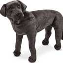 Melissa & Doug Giant Black Lab - Lifelike Stuffed Animal Dog (over 2 feet tall)
