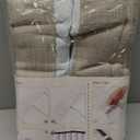 Pinch Pleated Drapes Linen Room Darkening Curtains 96 Inches Long for Bedroom, Taupe Black Out Floor to Ceiling Sound Dampening Double Layer Living Room Viral Windows Burg 2 Panels Set Burlywood Birch